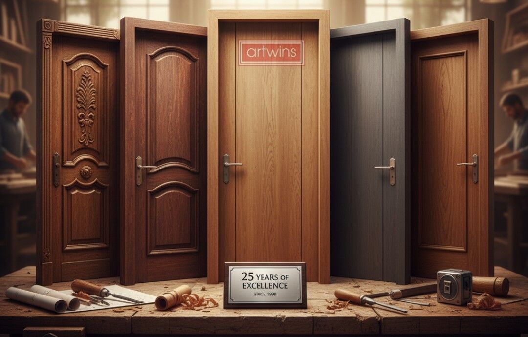 How Artwins Brings Over 25 Years of Excellence in Wooden Door Manufacturing